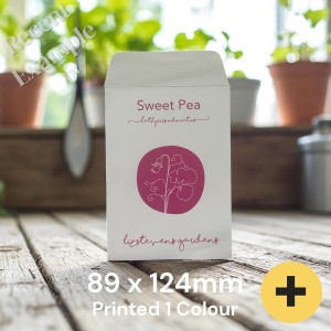 89 x 124mm Printed Single Colour