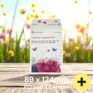 89 x 124mm Printed Two Colours