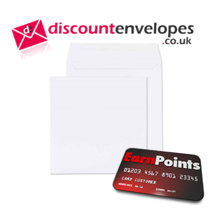 Square Wallet Gummed White 100×100mm 100gsm