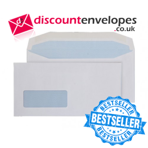 Mailer Gummed Window White DL 110×220mm 80gsm ES