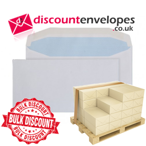 Trade Gummed White DL 110×220mm 80gsm