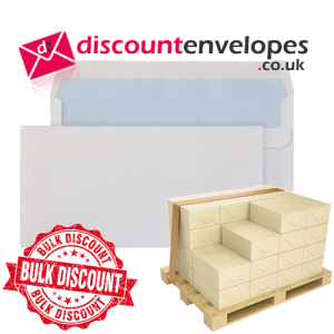 Trade Self Seal White DL 110×220mm 80gsm Trade Self Seal White DL 110×220mm 80gsm