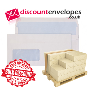 Trade Self Seal Window White DL 110×220mm 90gsm