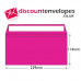 Wallet Peel and Seal Shocking Pink DL+ 114×229mm 120gsm