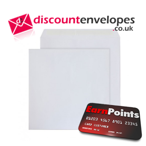 Square Wallet Gummed White 170×170mm 100gsm