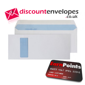 Mailer Gummed Window White 152×315mm 100gsm