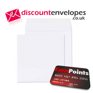 Square Wallet Gummed White 155×155mm 100gsm Square Wallet Gummed White 155×155mm 100gsm