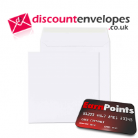 Square Wallet Peel and Seal Ultra White Wove 155×155mm 120gsm