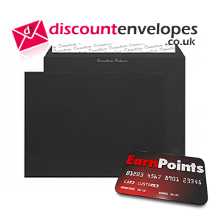 Wallet Peel and Seal Jet Black C5 162×229mm 120gsm