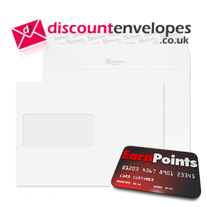 Wallet Peel and Seal Window Ice White Wove C5 162×229mm 120gsm