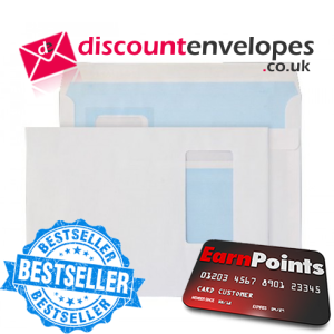 Wallet Self Seal Portrait Window White C5 162×229mm 100gsm Wallet Self Seal Portrait Window White C5 162×229mm 100gsm