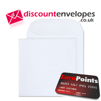 Square Wallet Peel and Seal Ultra White Wove 220×220mm 120gsm