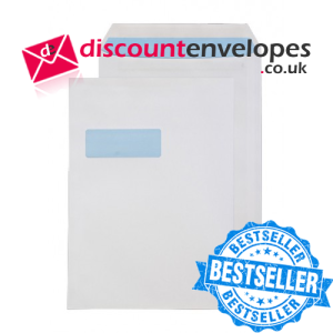 Pocket Self Seal Window White C4 324×229mm 90gsm Pocket Self Seal Window White C4 324×229mm 90gsm