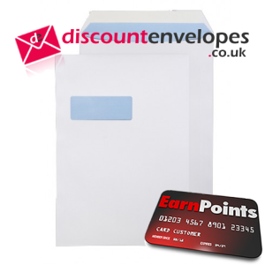 Pocket Peel and Seal High Window White C4 324×229mm 100gsm Pocket Peel and Seal High Window White C4 324×229mm 100gsm