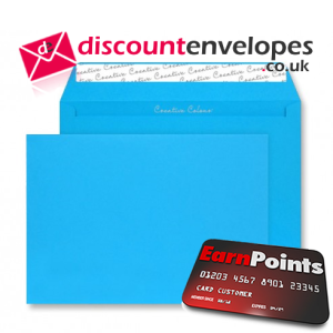 Pocket Peel and Seal Caribbean Blue C4 229×324mm 120gsm Pocket Peel and Seal Caribbean Blue C4 229×324mm 120gsm