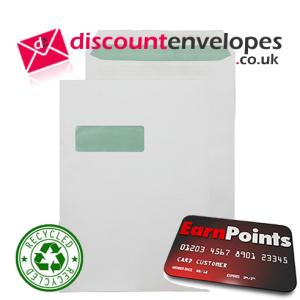 Pocket Self Seal Window Natural White C4 324×229mm 90gsm Pocket Self Seal Window Natural White C4 324×229mm 90gsm