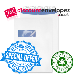 Pocket Peel and Seal Window Super White Wove C4 324×229mm 120gsm Pocket Peel and Seal Window Super White Wove C4 324×229mm 120gsm