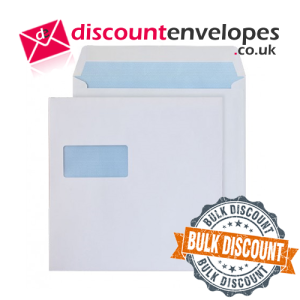 Square Wallet Gummed Window White 240×240mm 100gsm Square Wallet Gummed Window White 240×240mm 100gsm