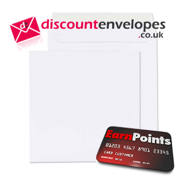 Square Wallet Peel and Seal White 300×300mm 120gsm