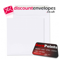 Square Wallet Peel and Seal White 330×330mm 120gsm