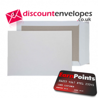 Board Back Pocket Peel and Seal White B4 352×250mm 120gsm