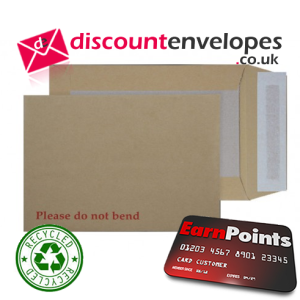 Board Back Pocket Peel and Seal Manilla 394×318mm 120gsm