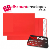 Gusset Pocket Peel and Seal Pillar Box Red C5 229×162×25mm 140gsm